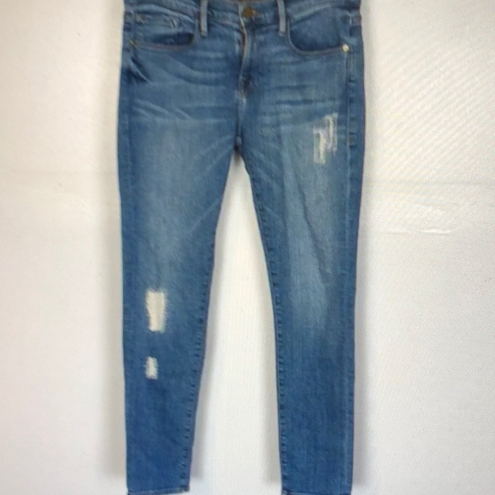 Frame le garçon distressed jeans